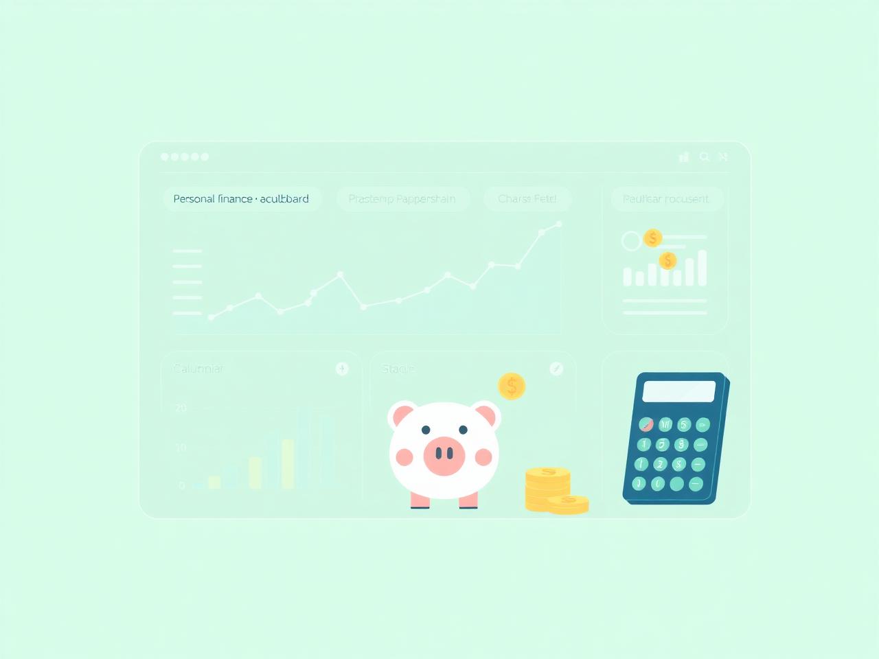 Painel simples de controle financeiro pessoal